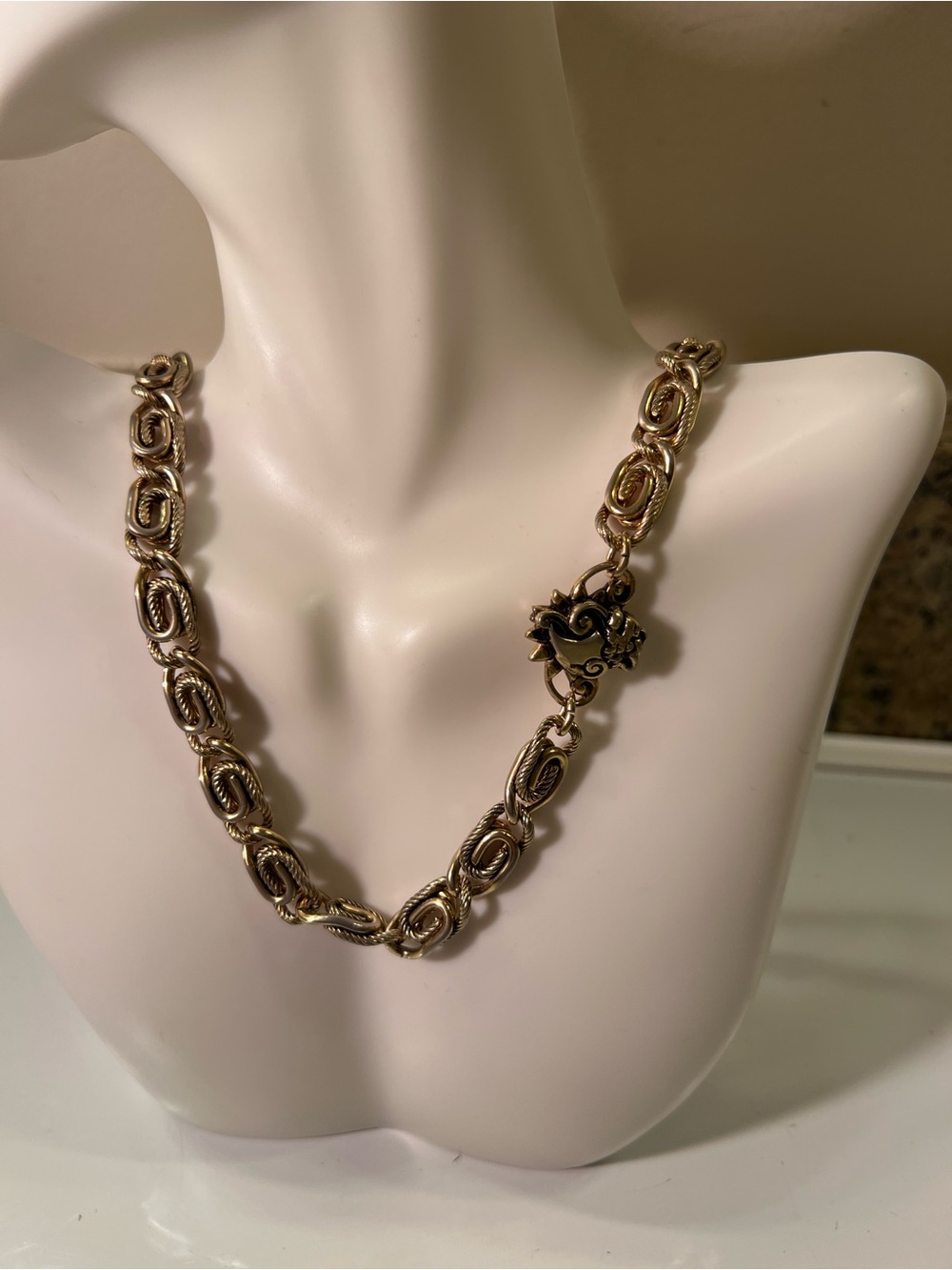 Classic Bezentine GoldTone 18” Necklace with Charm by Marino